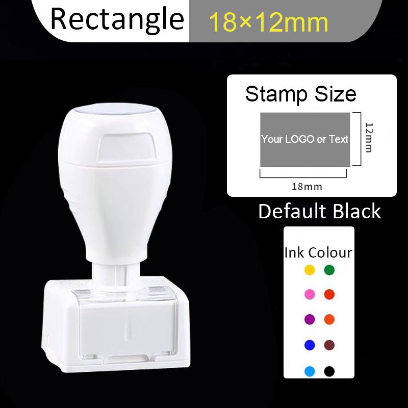 Custom Self Inking Return Stamp Address Personalized Signature Easy Stamping Seal Customized Your Design LOGO Rubber Stamps DIY