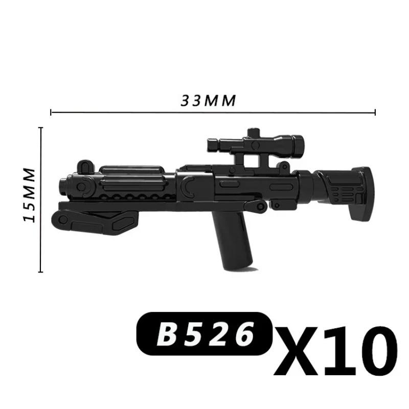 Vojenské stavební kostky Hvězdný film Vojenské figurky Války Zbraně Zbraně Vybavení Příslušenství Pláště Sekery Helmy Brnění Mini kostka