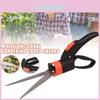 Flower Grip Garden Ergonomic Scissors Pot Mowing Shears Garden Lawn Pruning Shears 360 Rotatable Head Grass Trimming Scissors