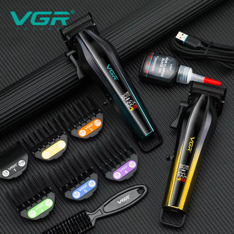 Tagliacapelli Elettrico Durevole Nuovo Salone Capelli Grassi Uomini Display Digitale Gradiente Ricaricabile Alta Potenza Tagliacapelli Elettrici Sicuri Sulla Pelle