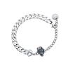Niche Design Crown Heart-shaped Zircon Retro Tai Bracelet Female Personality Punk High-end Bracelet