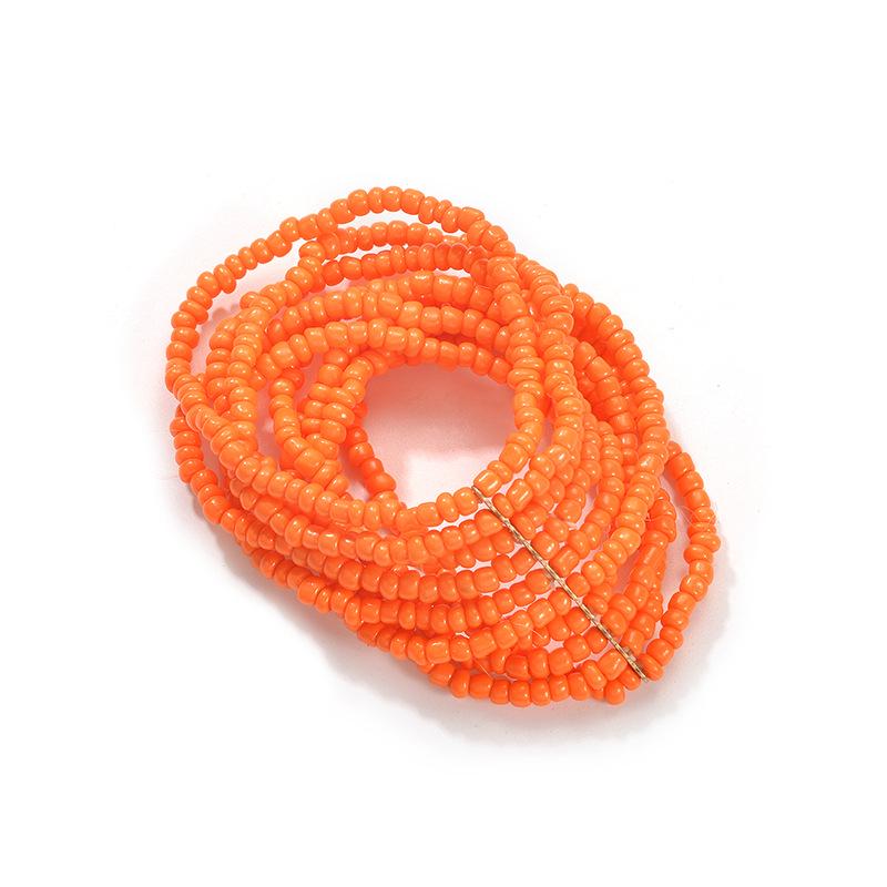 Богемский браслет с бусинами, разноцветный, женский, модный, многослойный, широкая версия, украшение KTJ