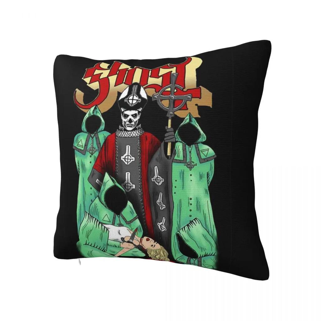 G-Geister Rockmusik Kissenbezug Grün Kissenbezug Kundenspezifischer Kissenbezug Lustige Kissenbezüge Für Sofa Zuhause Dekorativ