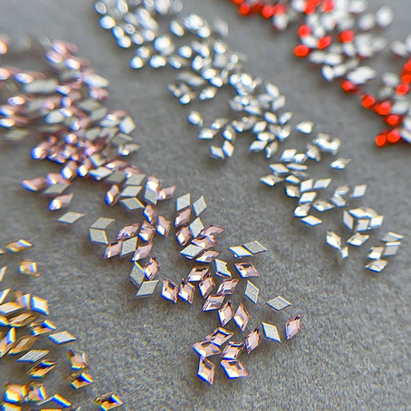 50Pcs Mini Marquise Nail Art Zircon Rhinestone Crystal Diamond Accessories For Nails Decoration Manicure Decor