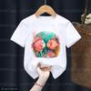Newly Girls TShirts Marine Life Fish Turtle Animal Print Kids Tshirt Cute Fashion Boy TShirt Summer Toddler Tshirts Tops