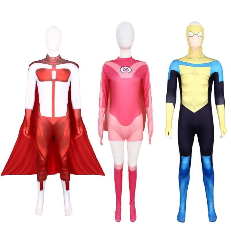 Invincible Omni Man Atom Eve Cosplay Costume Jumpsuit Halloween Gifts Party