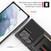 Comfortable Business Card Holder Case For Samsung Galaxy S22 Ultra S22ultra 5g S20 S21 Plus S 22 Anti -Knock Phone Bag