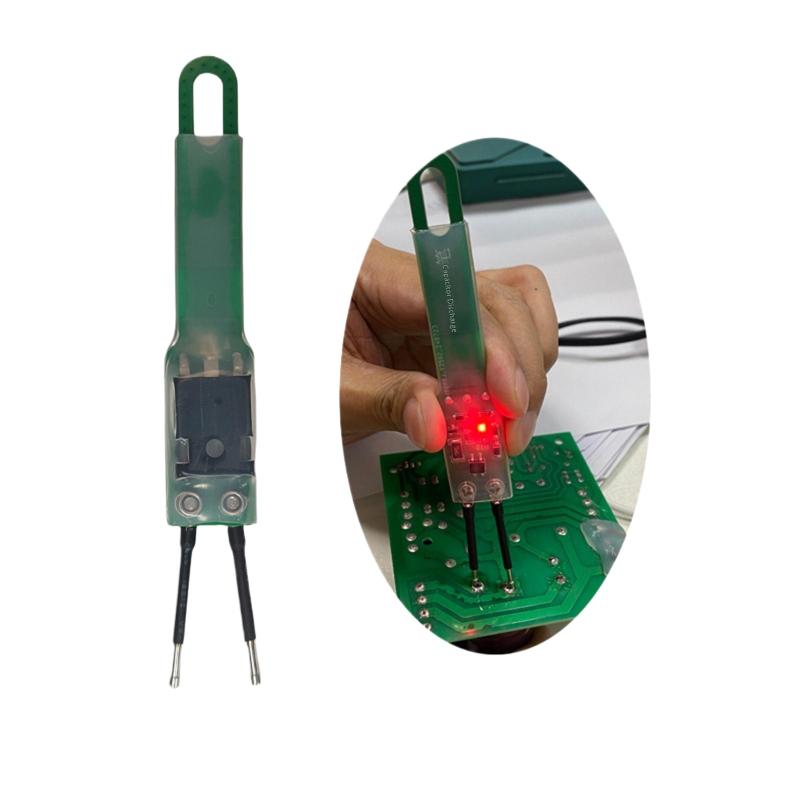 ABS 1000UF 5000UF Capacitor Discharge Pen Capacitor Discharge Tools Fast Discharge With LED Indicator Light Electronic Repair