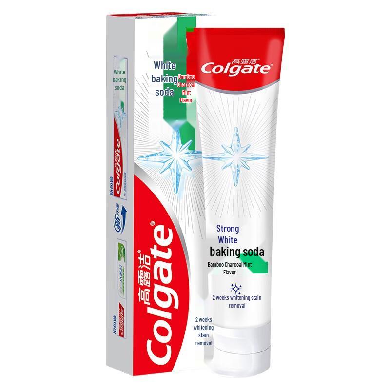 

Colgate Strong White Bamboo Charcoal Mint Toothpaste