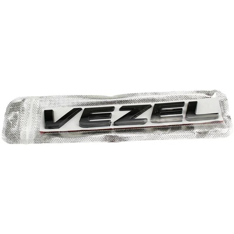 Metal 3D Car Sticker Body Side Badge Styling for Honda Vezel Logo 2023 2019 2021 2020 Auto Rear Trunk Emblem Decals Accessories