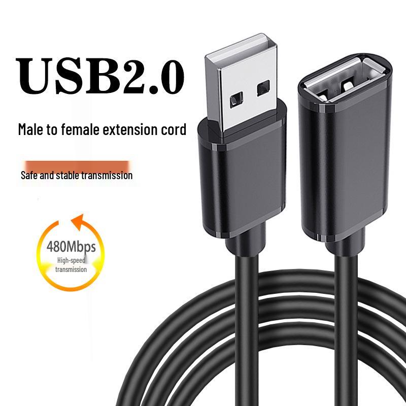 Maidehao 1M/2M USB 3.0 Male To Female Extension Cable for Mouse, Keyboard, and U Disk.