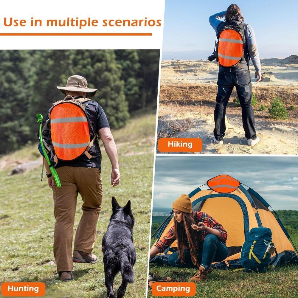 4Pcs/Set Warning Mesh Safety Panels High Visibility Reflective Safety Panel  Climbing Accessories