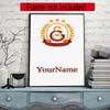 Galatasaray Customize Your Name Diamond Painting Round Diamond Diy Frameless Holiday Artwork Suitable For Home Office Wall Decoration