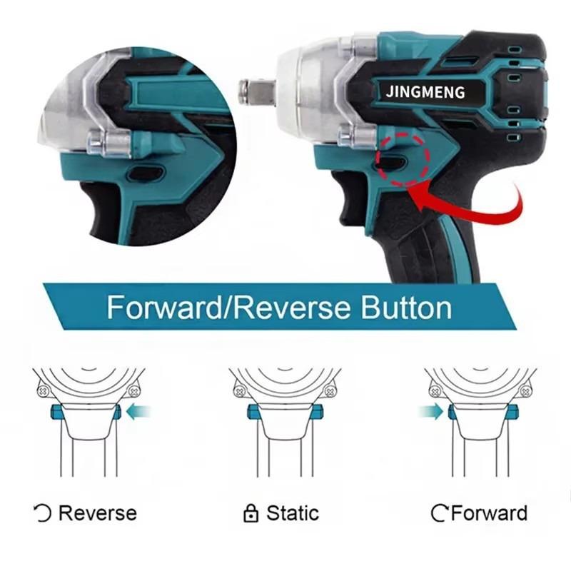 21V Brushless Electric Wrench Hand Drill Driver Dual Purpose Power Tool