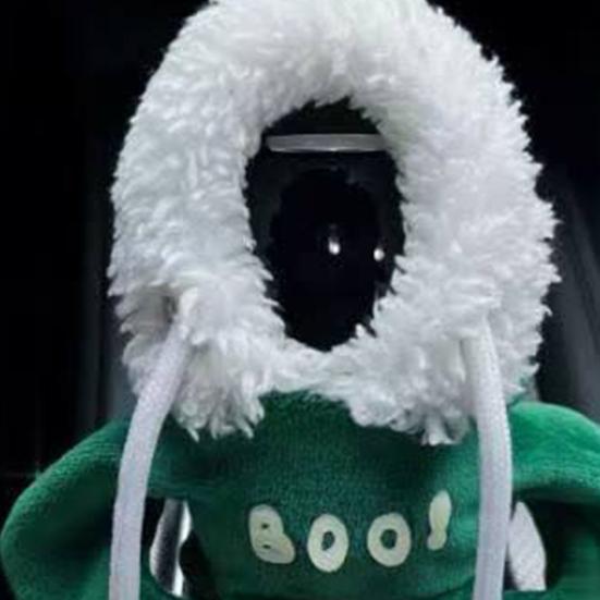 Christmas Gear Shift Hoodie Cozy Car Shift Knob Cover Gear Shift Knob Sleeve for Cars Soft Plush Gear Stick Costume for Most Vehicles
