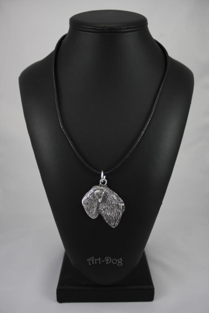 Black Russian Terrier, Chornyi Terrier - Necklace with Dog, Silver-plated Pendant for Dog Fan, Unique Jewelry by Art-Dog Brand