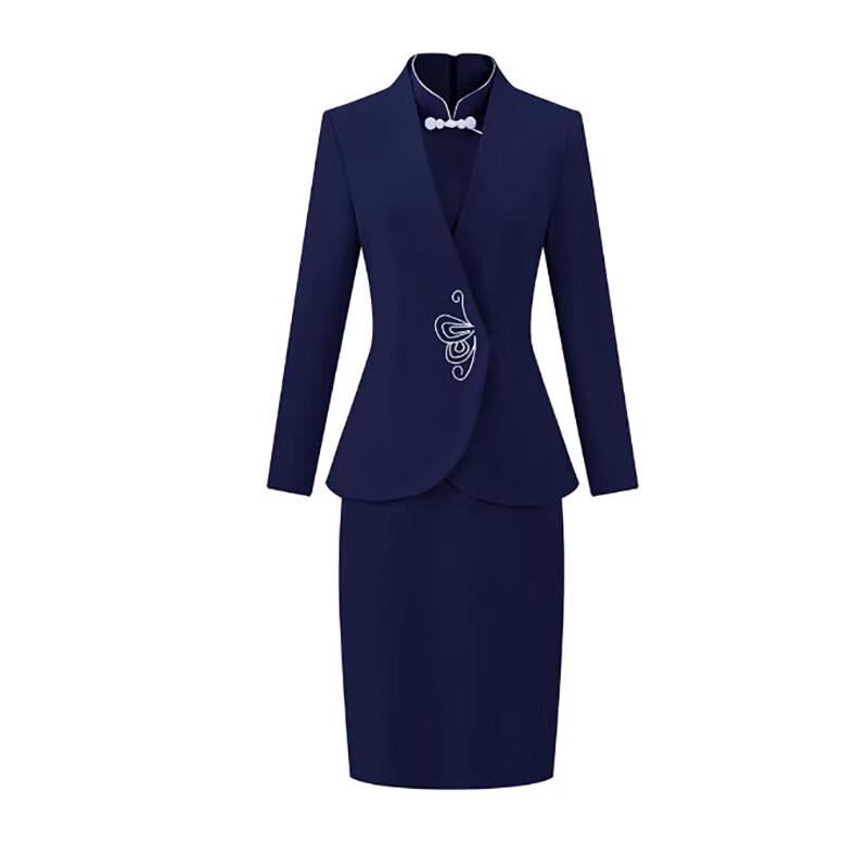 Women s New Chinese Style Work Uniform Set