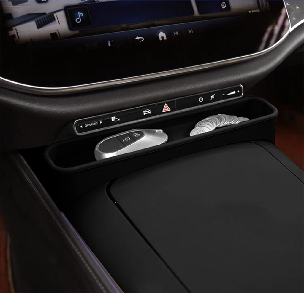 HIGH FLYING Center Storage Box for Black Mercedes-Benz E-Class (6th Generation) W214/S214 (2024-Present) -