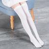 Damen Blickdichte Seiden Oberschenkelhohe Strümpfe Leggings Strumpfwaren Japanische Stile Anime JK Mädchen Bunte Überknie Lange Socken