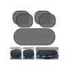 5 Pack Car Side Window Sunshades Foldable Car Sunshade Universal Car Sun Mesh Blind Rear Window UV Protector Sun Shade