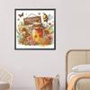 5D DIY Diamond Painting Honeybee Honey Series Partial Special Shaped Drill Diamond Painting Kit Bee Decoration