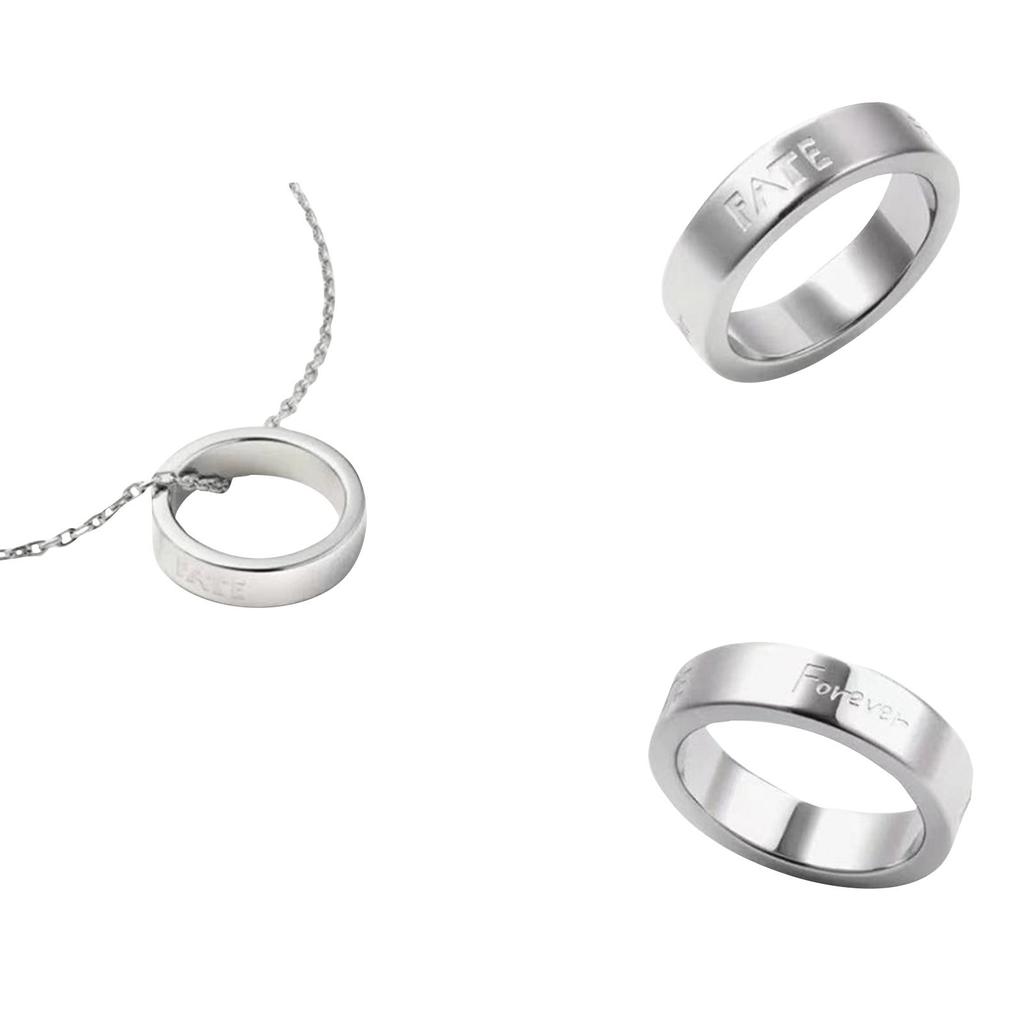 Kpop Idol ENHYPEN Ring Necklace, Ring Necklace Gift, Fan Gift, Birthday Gift(Ring + Necklace)