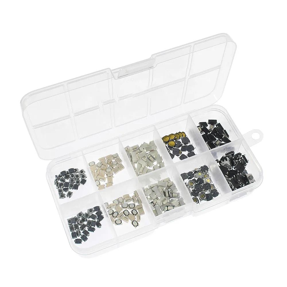 250PCS Switch Kit Micro Switch DIY Assorted Kit Push Button Switches Assortment Set
