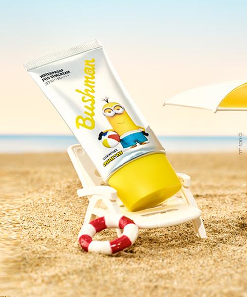 [Bushman] Minions Waterproof Pro Sun Cream SPF50+ PA++++ 50ml