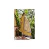 GoSriKi Women's Cotton Blend Straight Printed Kurta with Pant & Dupatta (Uchiha Mustard-GS_L_Mustard_Large)