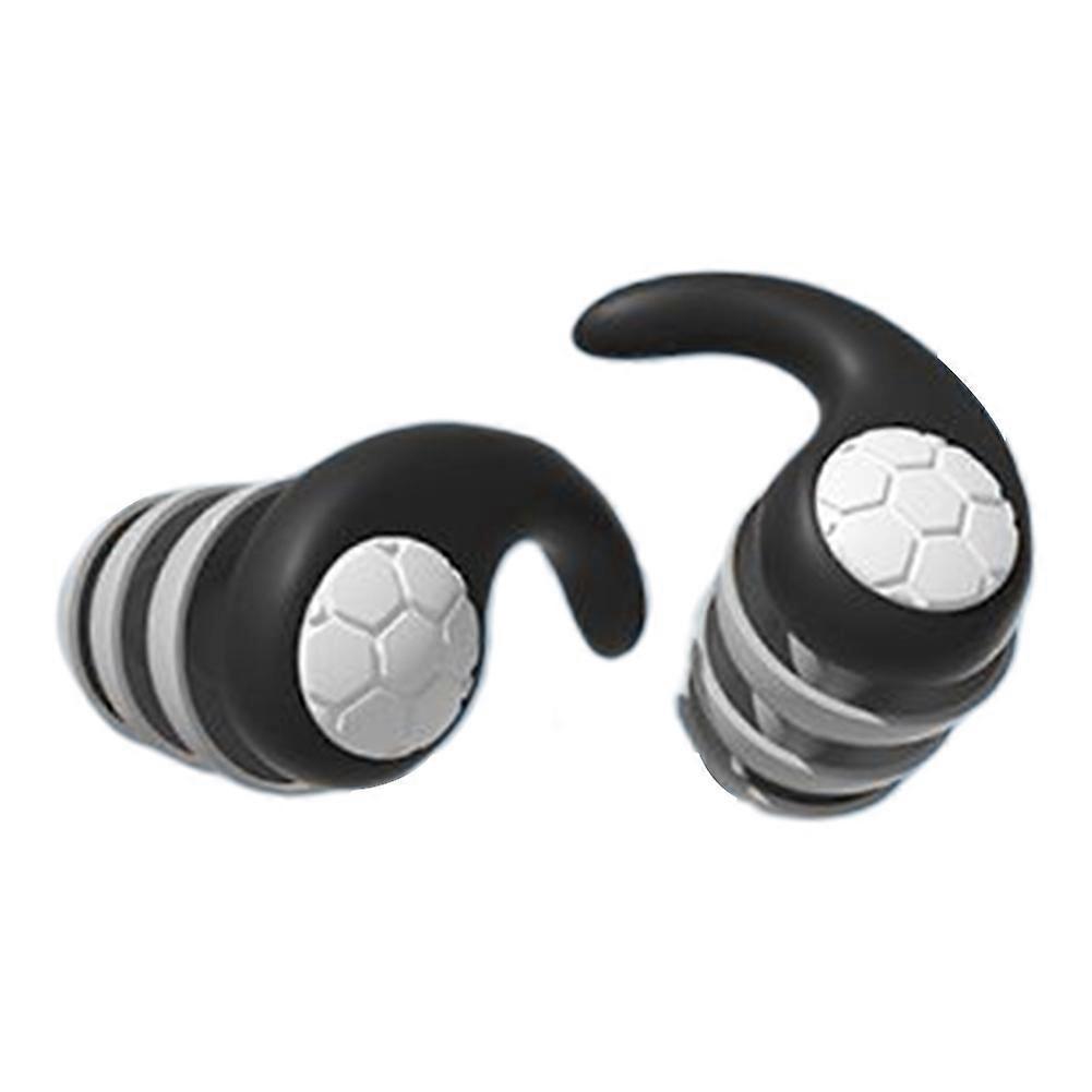 Three-Layer Swim Waterproof Earplugs Reusable Soft Silicone Anti-Noise Ear Plugs for Sleeping Traveling