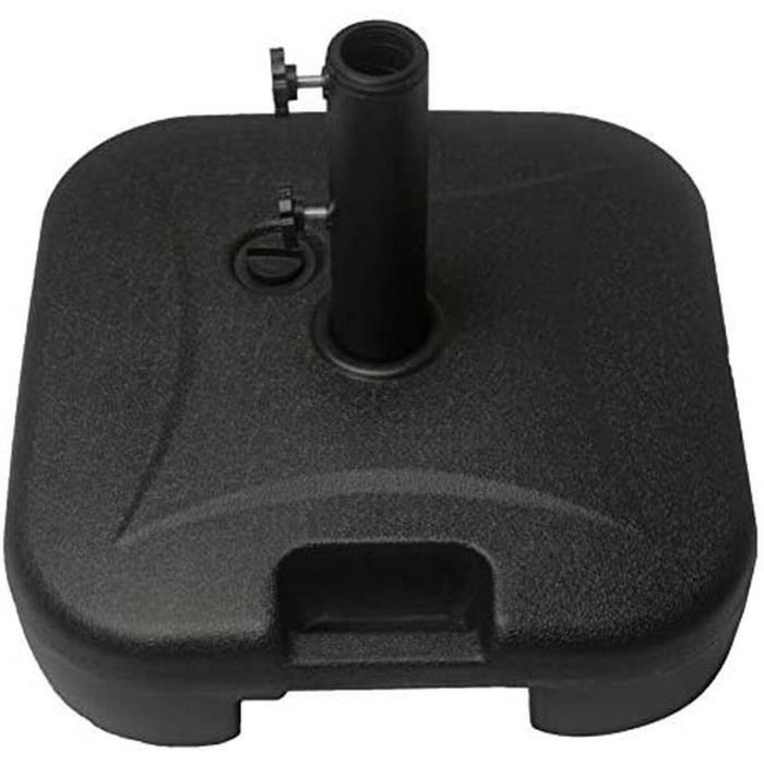 Schirmständer - Aktive - 44,5 x 12,5 x 44,5 cm - Kunststoff - Schwarz - Quadratisch