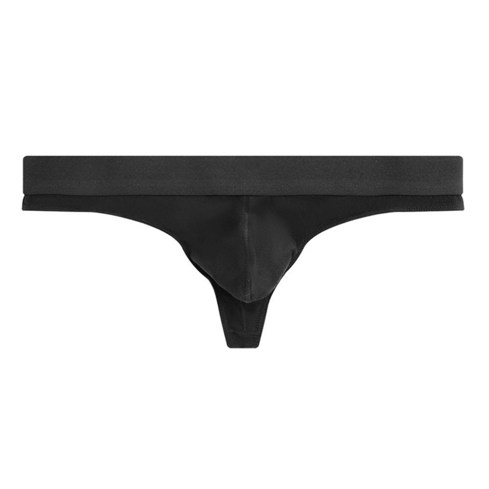 Breathable Cotton Men Thin Thongs Underpants Low Waist Men's Panties T-back Underwear Male Briefs Sports