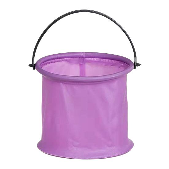 Mini Beach Bucket Folding Broken-proof Happy Summer Sand Bucket Kids Toy