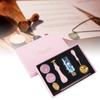 Wax Stamp Kit Retro Clear Pattern Retro Wax Stamp Sealing Kit with Detachable Handle for  Envelop