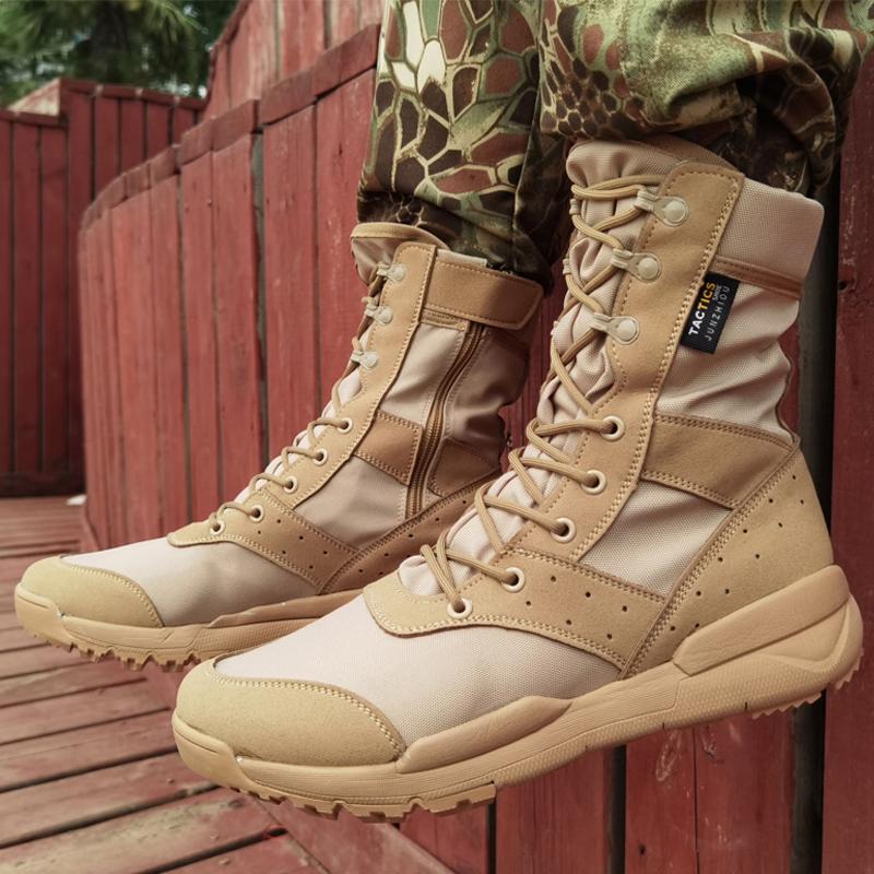 Υψηλής ποιότητας Special Force Tactical Boots Desert Combat Ανδρικές Μπότες Υπαίθριες Μπότες πεζοπορίας Ελαφριές ανδρικές μπότες μεγάλο μέγεθος 49