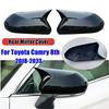 For Toyota Camry 8th 2018      Replace Rearview Side Mirror Cover Wing Cap Exterior Case Trim Carbon Fiber