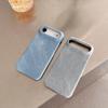 Premium Denim iPhone 14/13 Pro Max Drop-proof Semi-wrapped Case