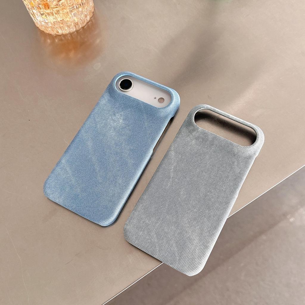 Premium Denim iPhone 14/13 Pro Max Drop-proof Semi-wrapped Case