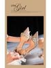 Elegant French Stiletto Heels: Baotou Shallow Mouth Bridal and Bridesmaid Shoes