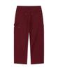 Seonpoteu Loosed Carpenter Pants Dark Red
