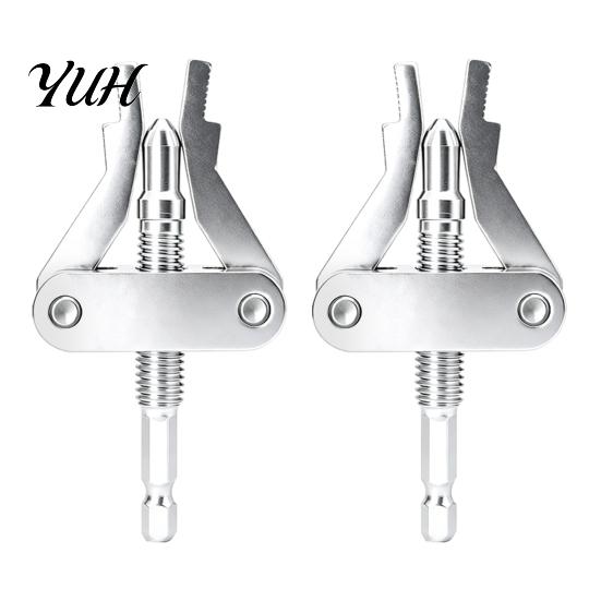 Pipe Repair Tool Broken Extractor for 1/2 3/4 And 1 Inch Pipes, Hardened Steel Damaged Heavy Duty Thread Remover with 1/4 Hex Shank Shower Arms Valves