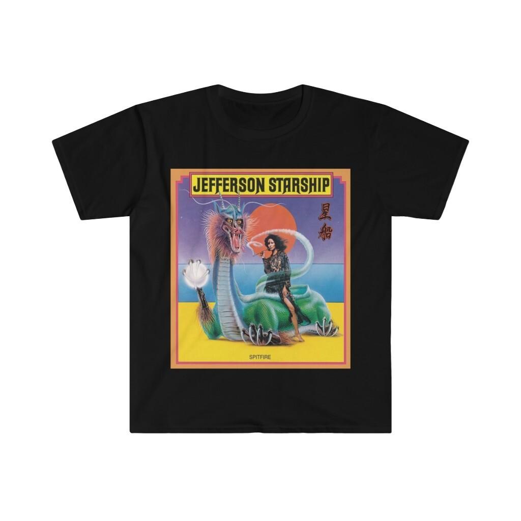 Soft Cotton T-Shirt Mens Womens Tees Top. Jefferson Starship Spitfire XL