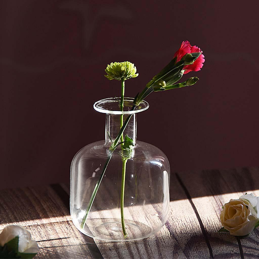 Прозрачная стеклянная ваза для цветов Террариум Контейнер Горшок Банка Свадебный Домашний Декор