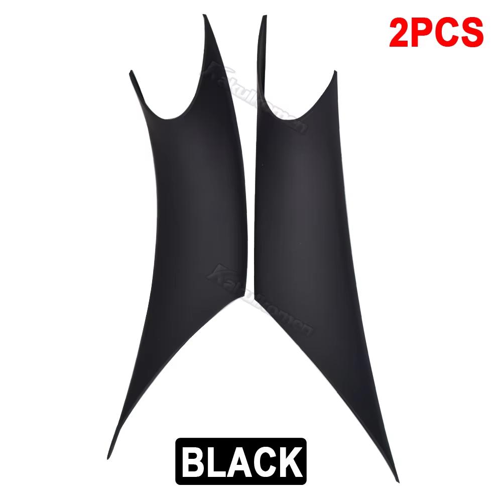 ABS Car Interior Door Handle Pull Protective Cover For BMW 3 4 Series 3 Series GT F30 F35 2012-2018 Black Carbon Fiber 1Pair