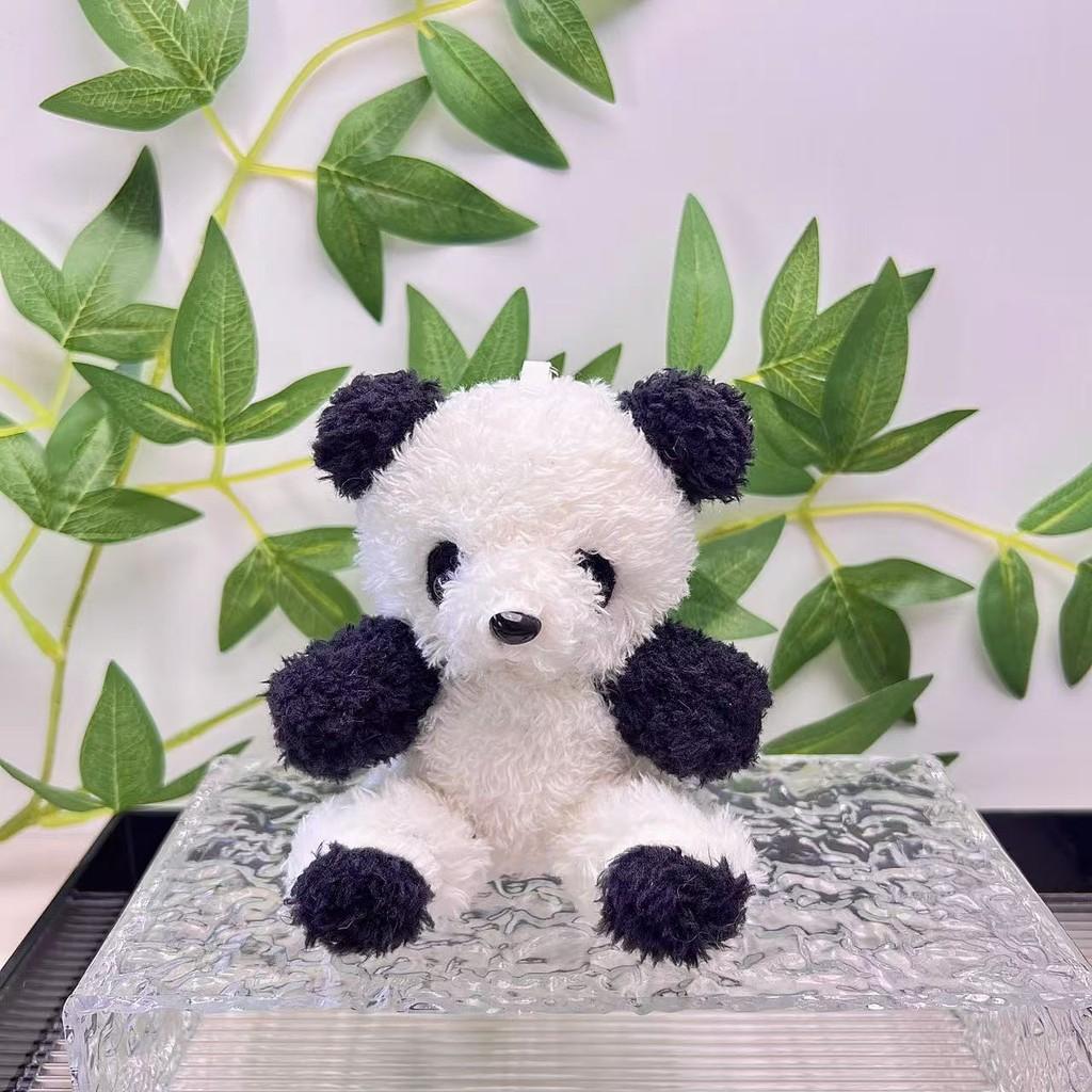 Cartoon Whimsical Panda Plush Pendant Soft Keychain Lovely Bear Gift For Ages All