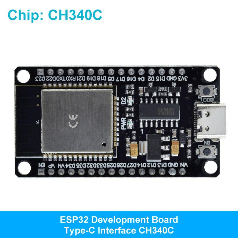 ESP32 Development Board TYPE-C USB CH340C WiFi+Bluetooth Ultra-Low Power Dual Core ESP32-DevKitC-32 ESP-32 Expansion Board