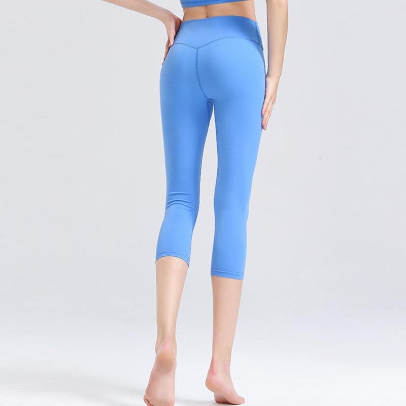 Nuovi Pantaloni da Yoga da Donna Pantaloni Sportivi da Donna a Vita Alta Sollevaglute Ad Asciugatura Rapida Pantaloni da Fitness Attillati Abbigliamento da Yoga Pantaloni a Sette Ottavi da Donna