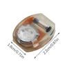 10Pcs Miniature Movement Electronics Lamp Luminous Hole Shoes Lamp Vibrating Light  Diy Toy