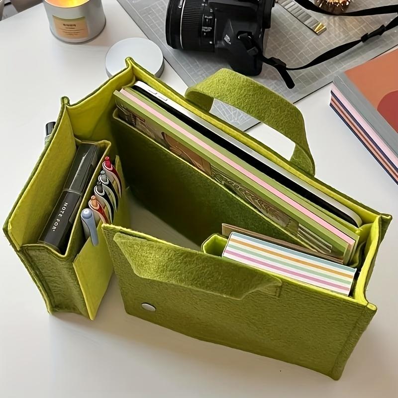 [Luxury Handbag] Durable Polyester Fiber 1 Storage Bag | Women's Luxury Handbag, Foldable Backpack, Travel Briefcase,Laptop Bag-Multiple Compartments