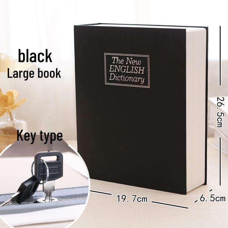 Large Combination Lock Book Safe Piggy Bank for Kids – Cute Birthday Gift for Paper Money and Coins
